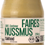 Faires Nussmus 100% Cashew (250g, Pfandglas klein, Bio & Fairtrade)