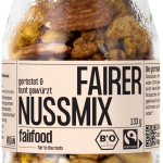 Fairer Nussmix geröstet & bunt gewürzt (133g, Pfandglas klein, Bio & Fairtrade)