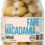 Faire Macadamia Natur (150g, Pfandglas klein, Bio & Fair)