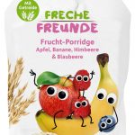 FF Bio Frucht-Porridge Apfel, Banane, Himbeere