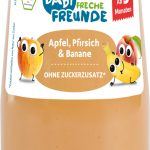 FF Bio Gläschen Apfel, Pfirsich & Banane
