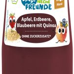 FF Bio Gläschen Apfel, Erdbeere mit Quinoa