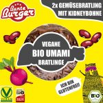Bio Bratling Umami Vegan 2x80g - Gemüse Bratling mit Kidneybohne