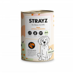 STRAYZ Hund Nassfutter Pute mit Kürbis, Fenchel & Reis BIO, 400g