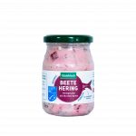 Beete Hering - Heringssalat mit Bio-Rote Beete (Pfandglas 250g)