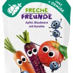 FF Bio Quetschie Apfel, Blaubeere mit Karotte
