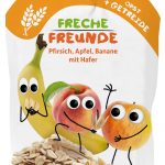 FF Bio Quetschie Pfirsich, Apfel, Banane mit Hafer