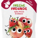 FF Bio Quetschie Apfel, Pfirsich & Erdbeere