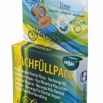 Nachfüllpack Vegane Zahnseide aus PLA, 100 m (4 Rollen à 25 m). Rein pflanzlich.