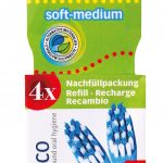 yaweco Nachfüllpackung 4 Ersatzköpfe für Kid`s Brush CLIP soft-med. 
