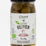 Grüne Oliven gefüllt mit Knoblauch