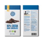 Dunkle Schokolade, 80%, bio & fair, 80g