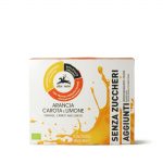 Orangen-, Karotten- und Zitronensaft