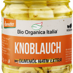 Bio Organica Italia Marinierter Knoblauch in Olivenöl extra nativ