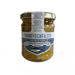 Thunfisch-Filets am Stück in nativem Bio-Olivenöl schonend gegart