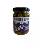 Ligurische Bio Taggiasca Oliven in nativem Bio-Olivenöl extra 