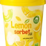 Sorbet Eis zitrone
