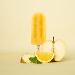 Stieleis Apfel Zitrone
