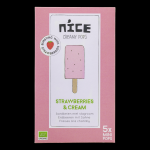 NICE Creamy Pops Erdbeere mit Sahne BIO