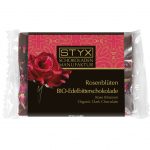 BIO Edelbitterschokolade mit Rosenblüten 50g