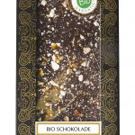 BIO Edelbitterschokolade mit Marillenkrokant 100g