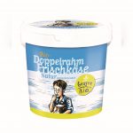 besser Bio. Bio-Doppelrahm Frischkäse, 70% Fett i.Tr., 1kg Haubenklasse