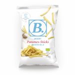 B. Pommes Sticks mit Meersalz 75g bio
