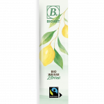 B. Schoko-Riegel Weiße Zitrone 30g bio, FT-Cert.