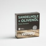Velvety Festes Shampoo Sandelholz + Olivenöl 60g 