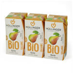 Bio Birnendirektsaft 3*200ml naturtrüb mit stillem Wasser. 60% Fruchtgeh.