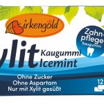 Birkengold Kaugummi Icemint (12 Stück)