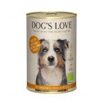 DOG'S LOVE Adult BIO Pute 400g