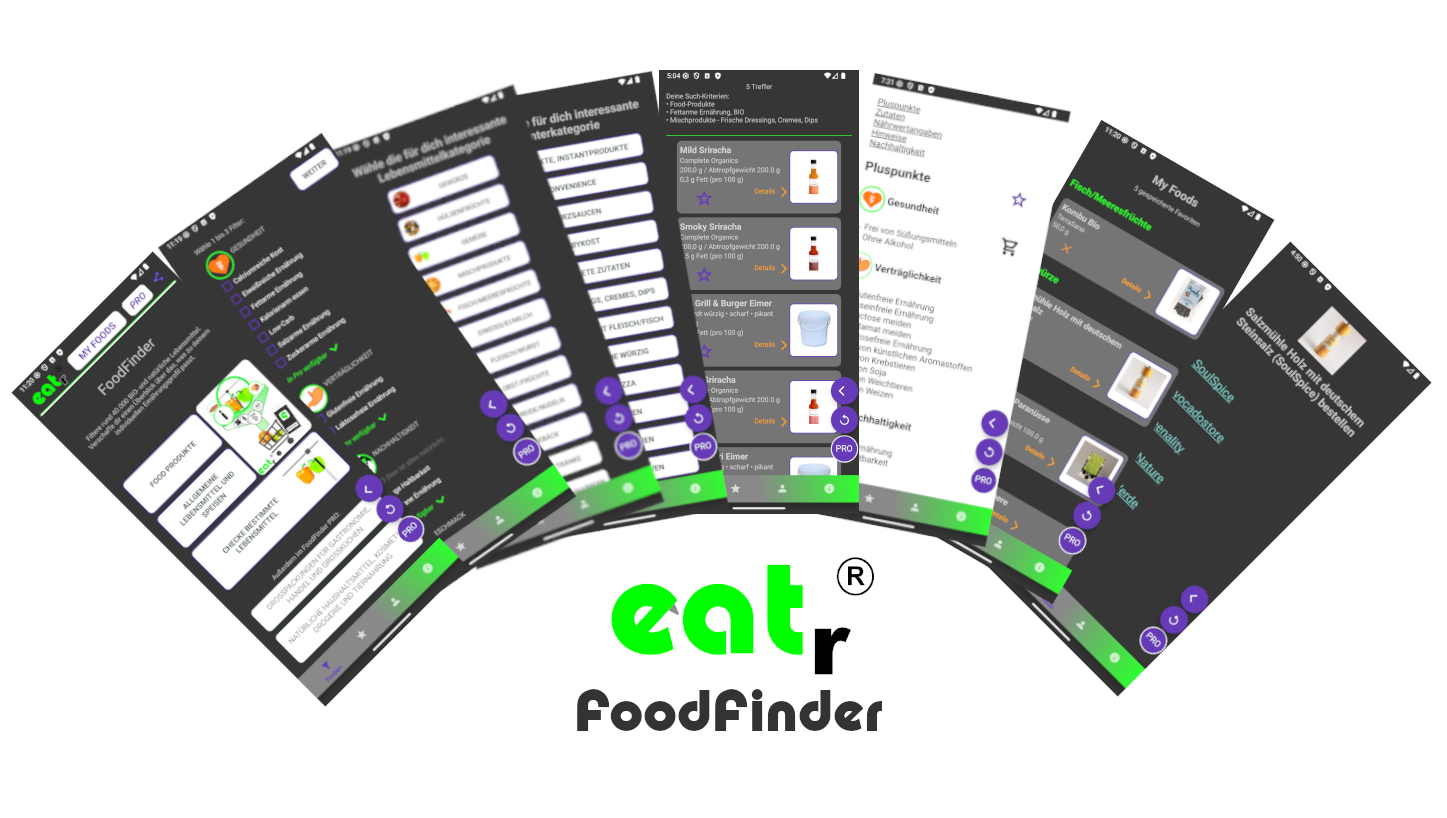 eatr FoodFinder als App